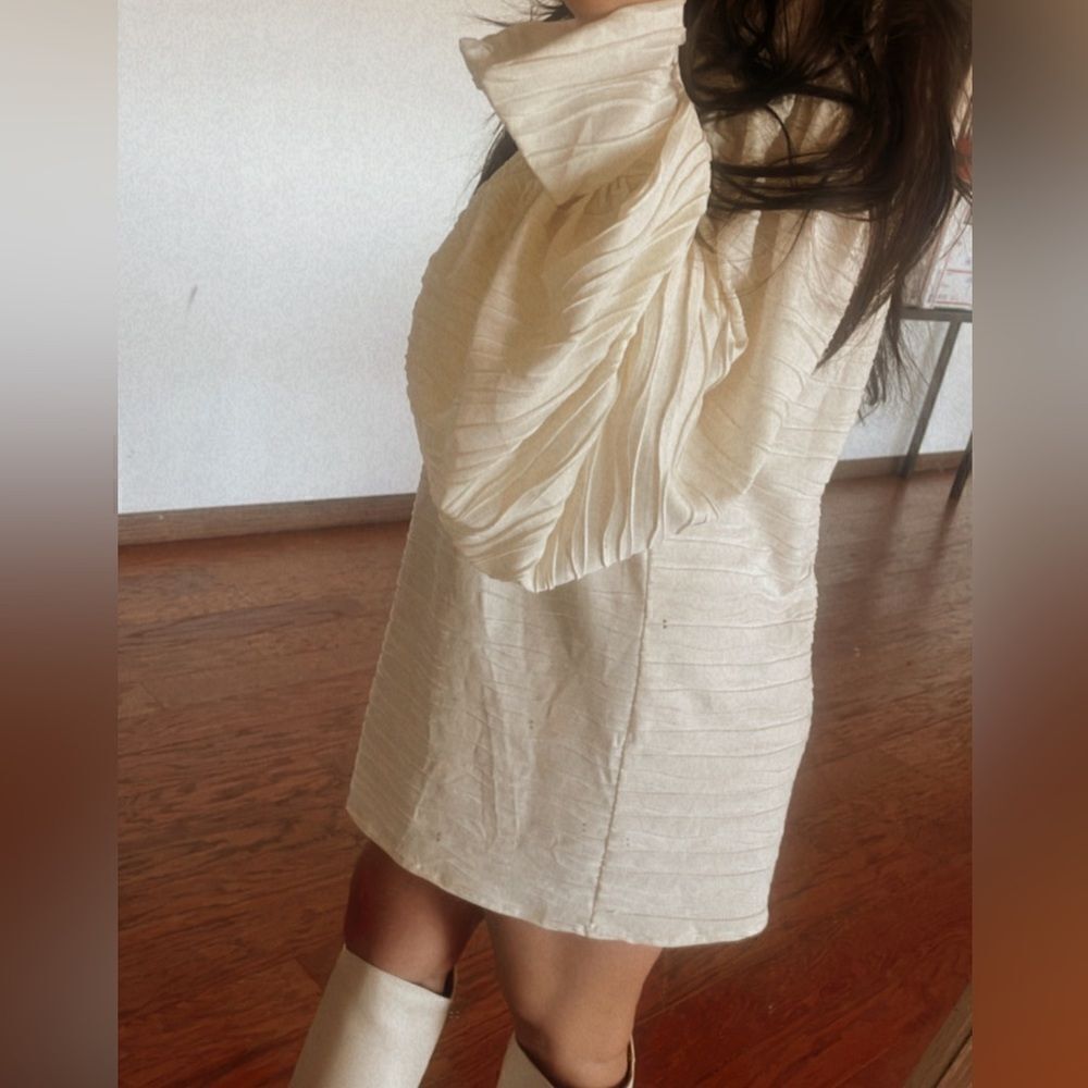 White textured tunic - Picture 4 of 7